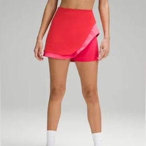 NWT Lululemon Asymmetrical Layered High Rise Skirt - Size 6